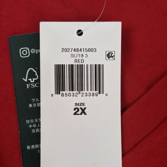 (NWT) Lauren Ralph Lauren Women's Red V-Neck Lace/Crochet Top Plus Size 2X - Picture 10 of 12